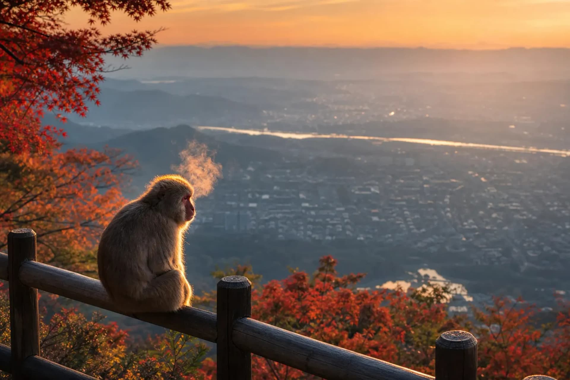 Arashiyama Monkey Park (Iwatayama), Kyoto