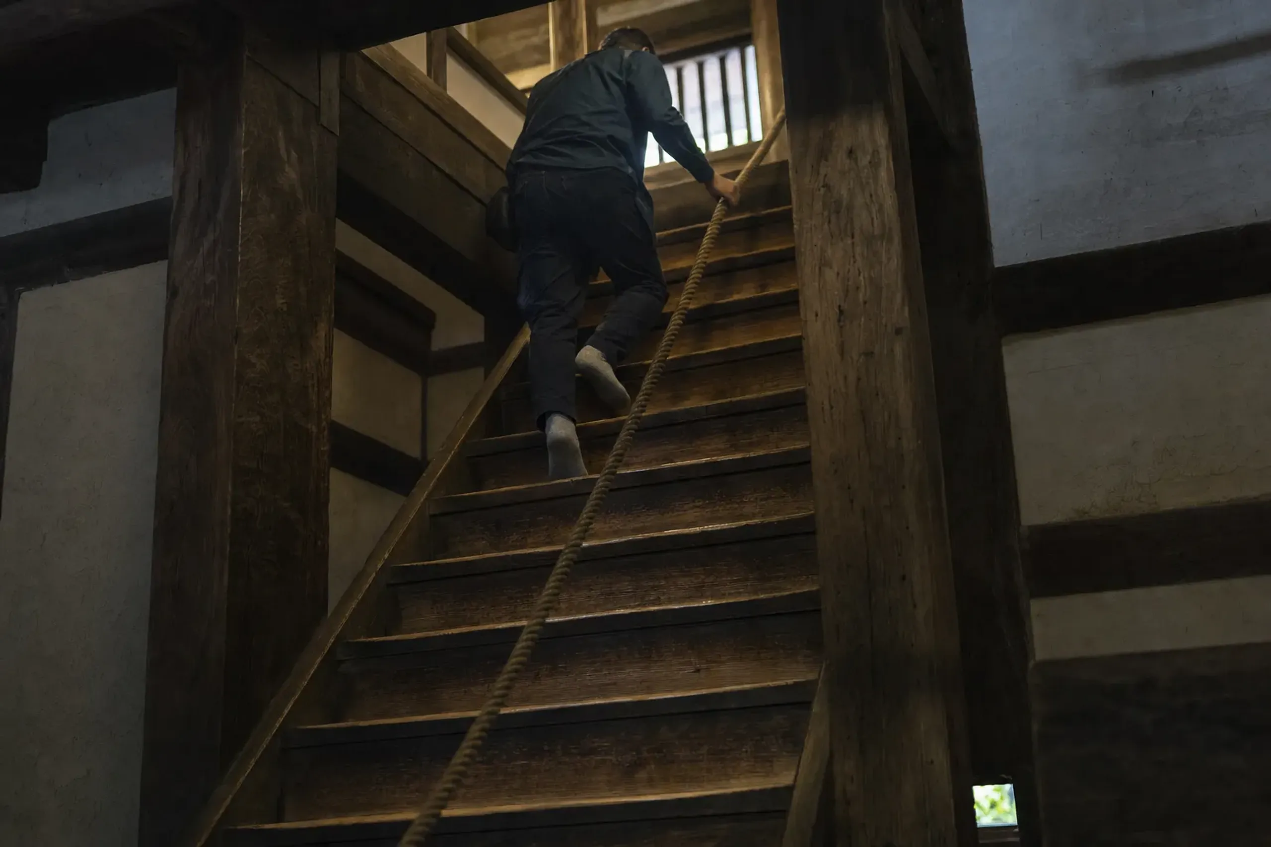 Climb if you are steady on steep stairs, comfortable in