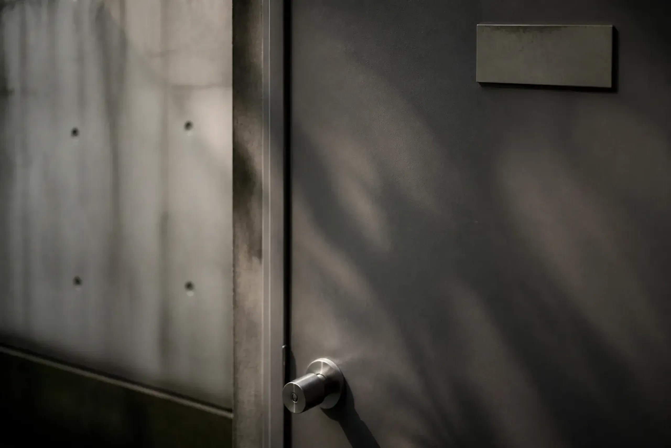 A staff-only style service door area at a theme park, symbolizing controlled access and limited capacity