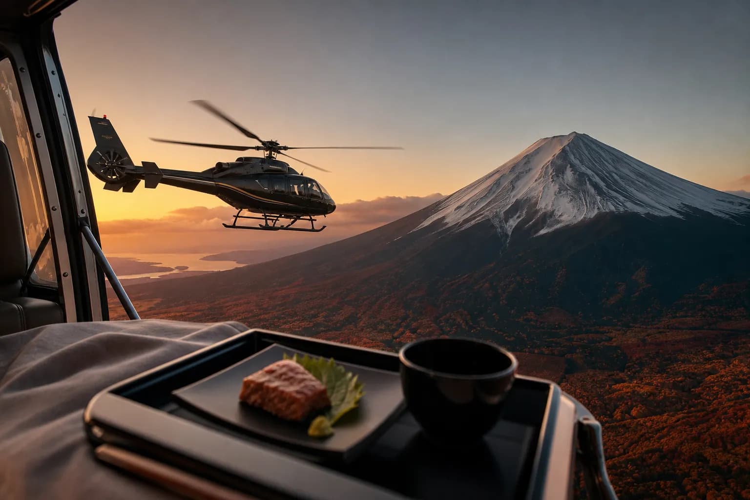 Helicopter Travel and Stunning Culinary Luxury You’ll Love in Japan
