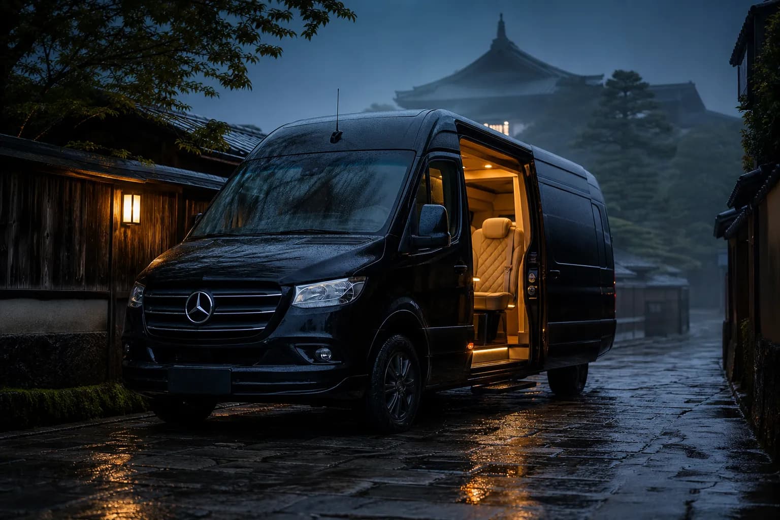 Private Mercedes-Benz Sprinter VIP Travel Around Tokyo and Kanto