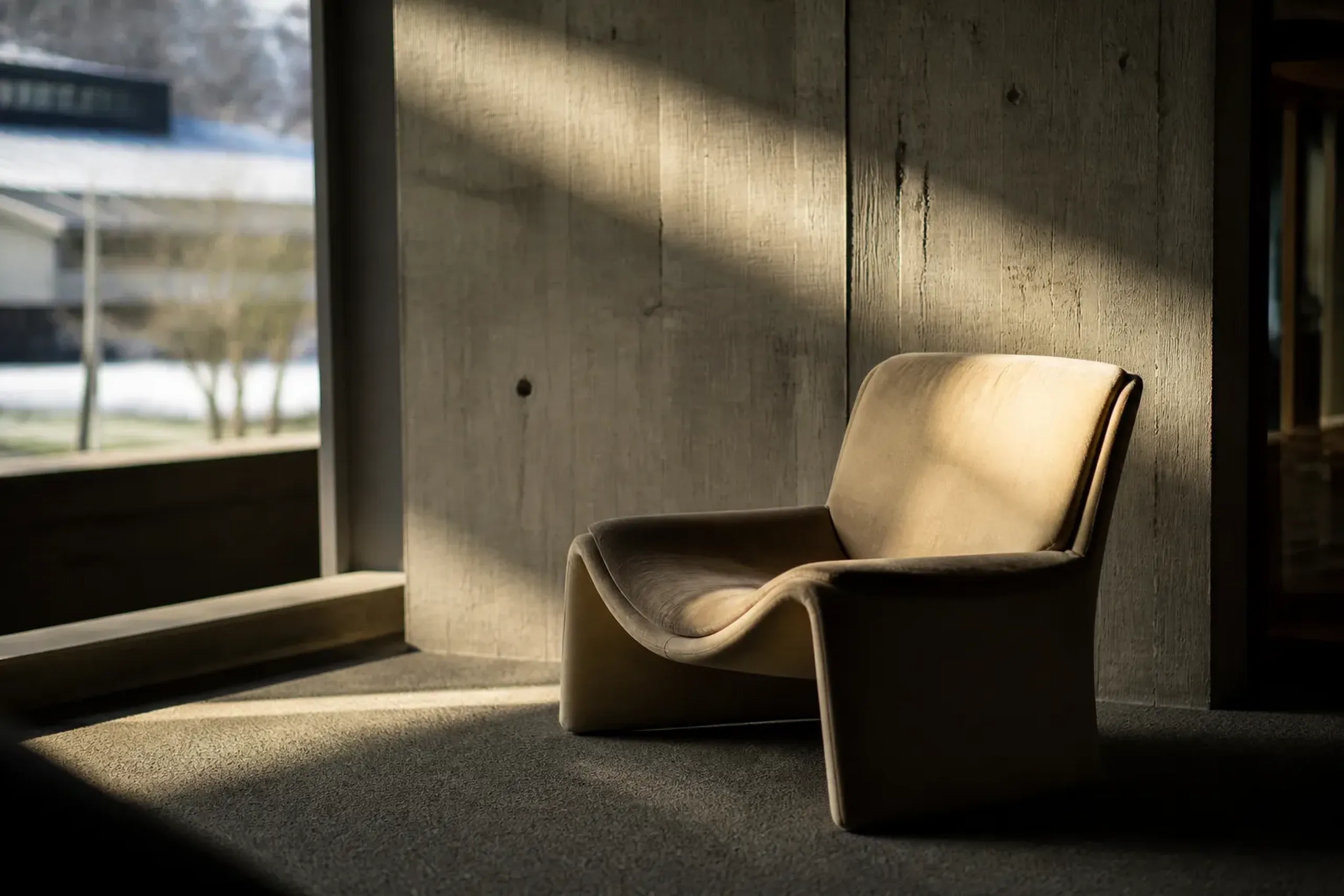 Look, too, at what you can sit on. The furniture