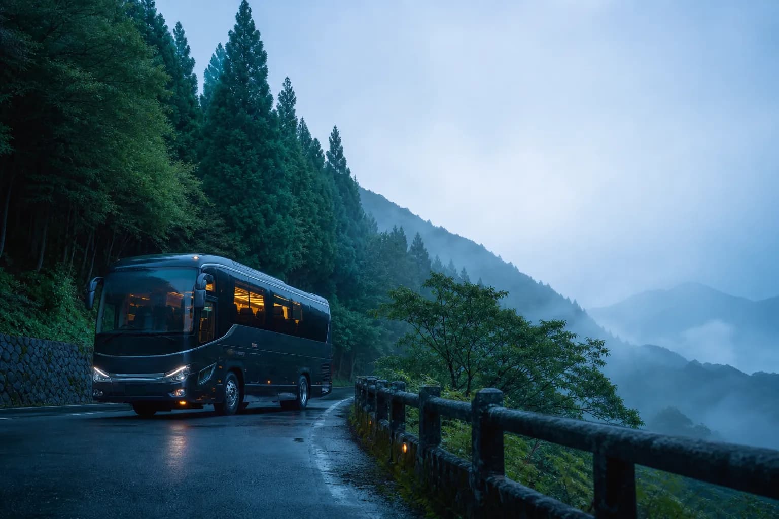 Luxury Bus Japan Tour Experience