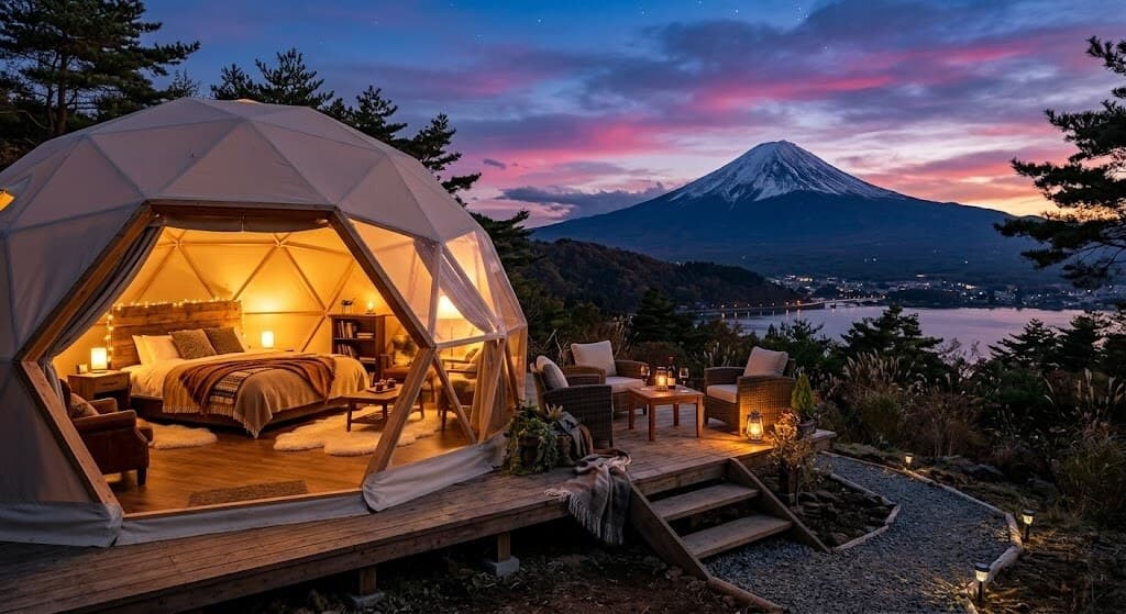 Glamp in Style: The Best Mt. Fuji Retreat