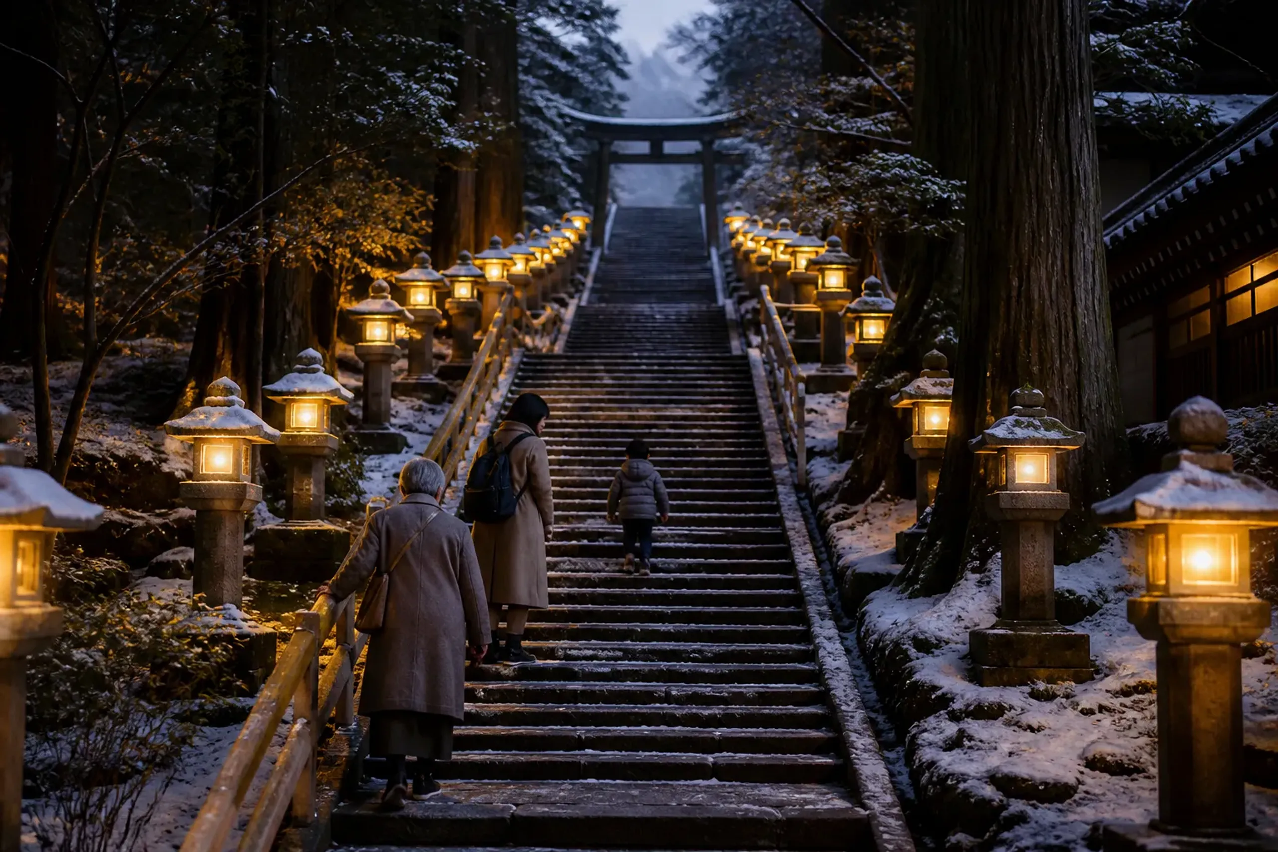 In Japan, a “simple” outing can contain more stairs than