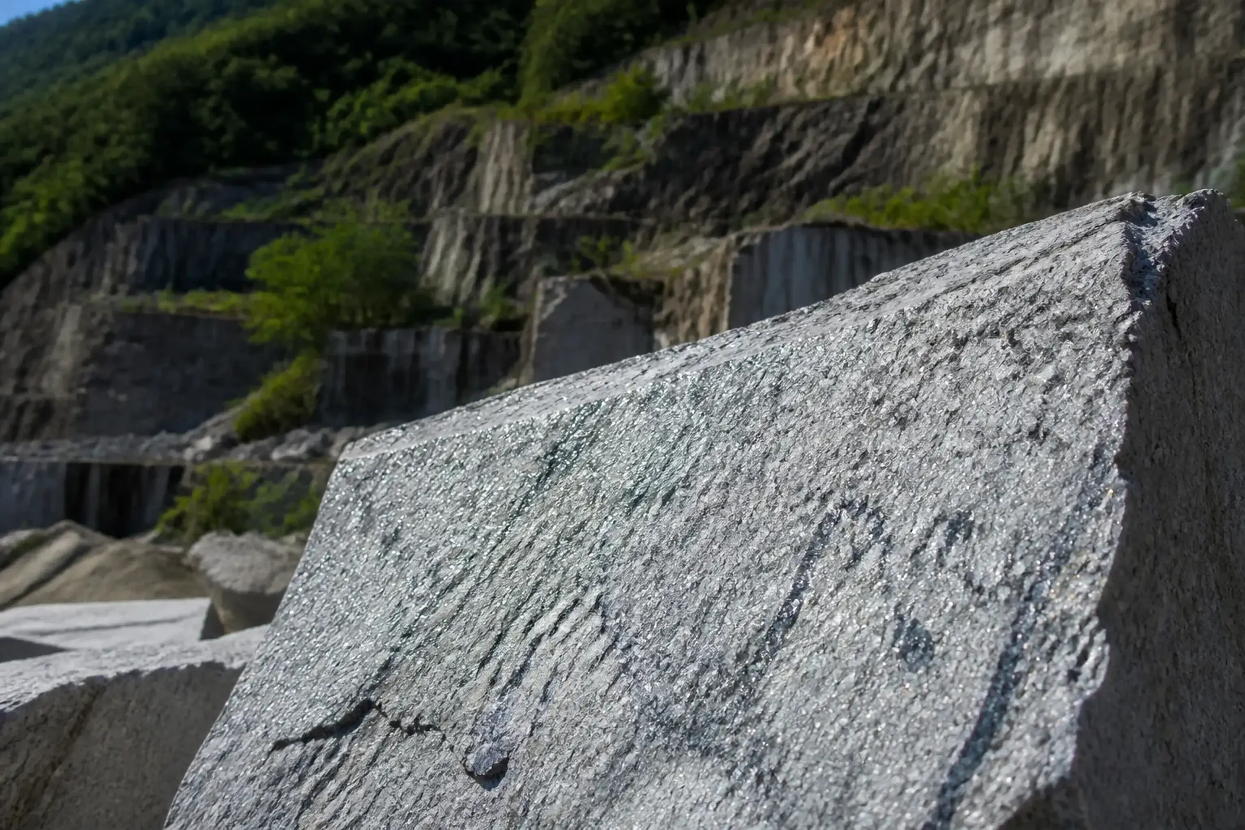 Aji stone is quarried in only two places on earth: