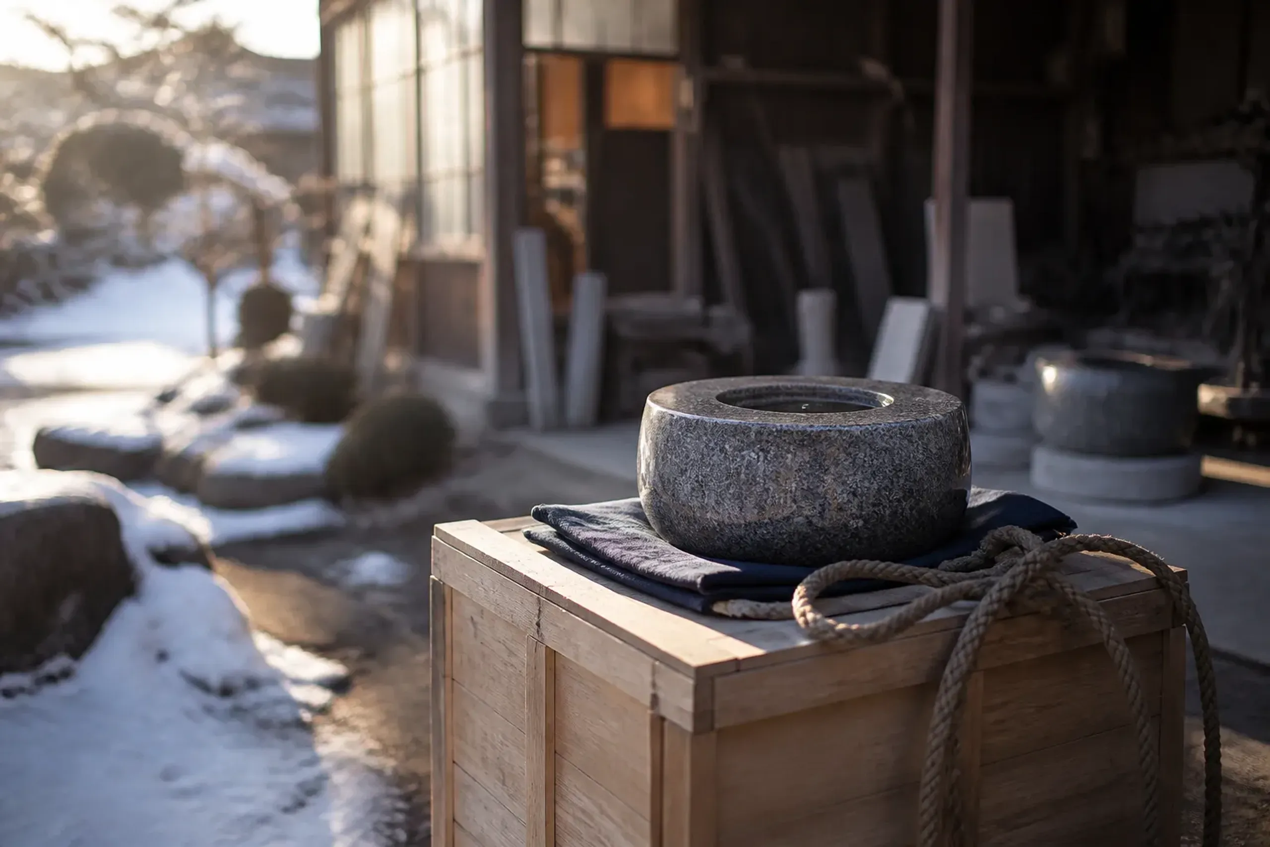 Aji stone can, of course, be commissioned and taken home