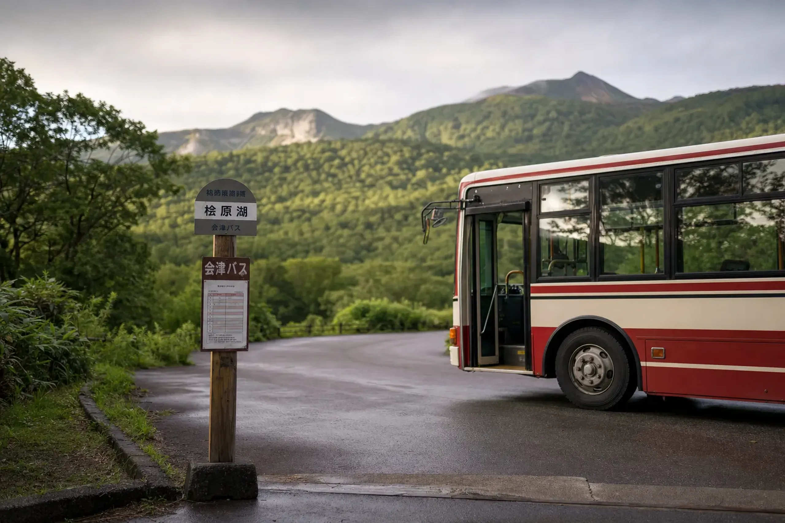 The local bus operator is Aizu Bus, which took over