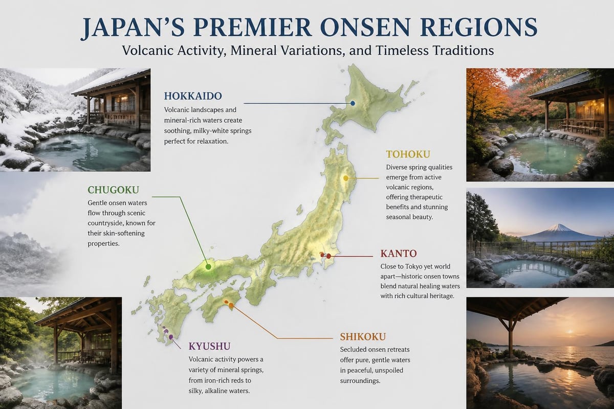 Regional onsen diversity