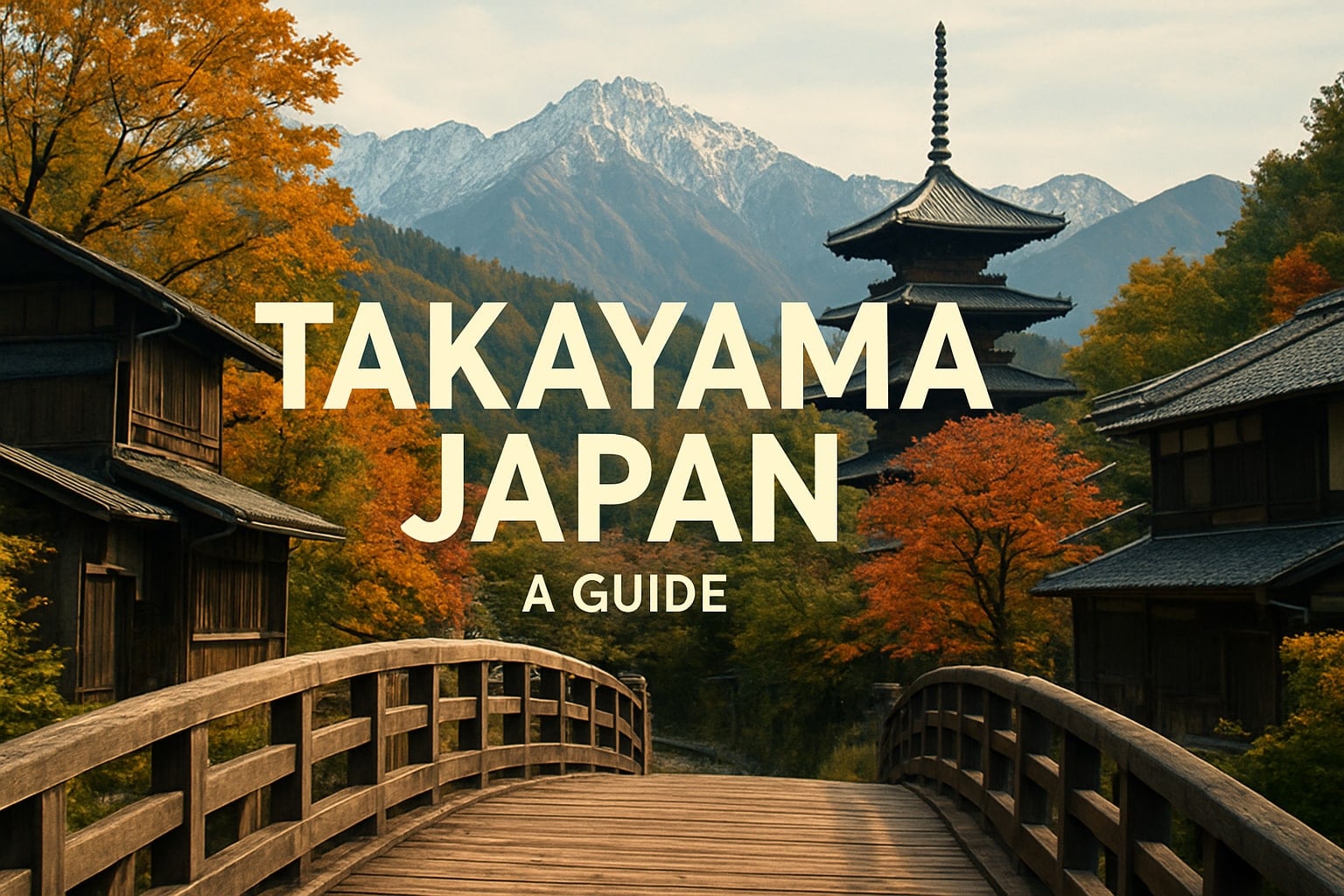 Takayama, Japan: A Complete Guide to the Historic Old Town
